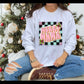 Merry Mama Checkered Distressed - DTF