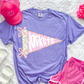 Preppy Floral Mascot Pennant(Dropdown)-DTF&UV