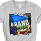 Band pennant blue-DTF