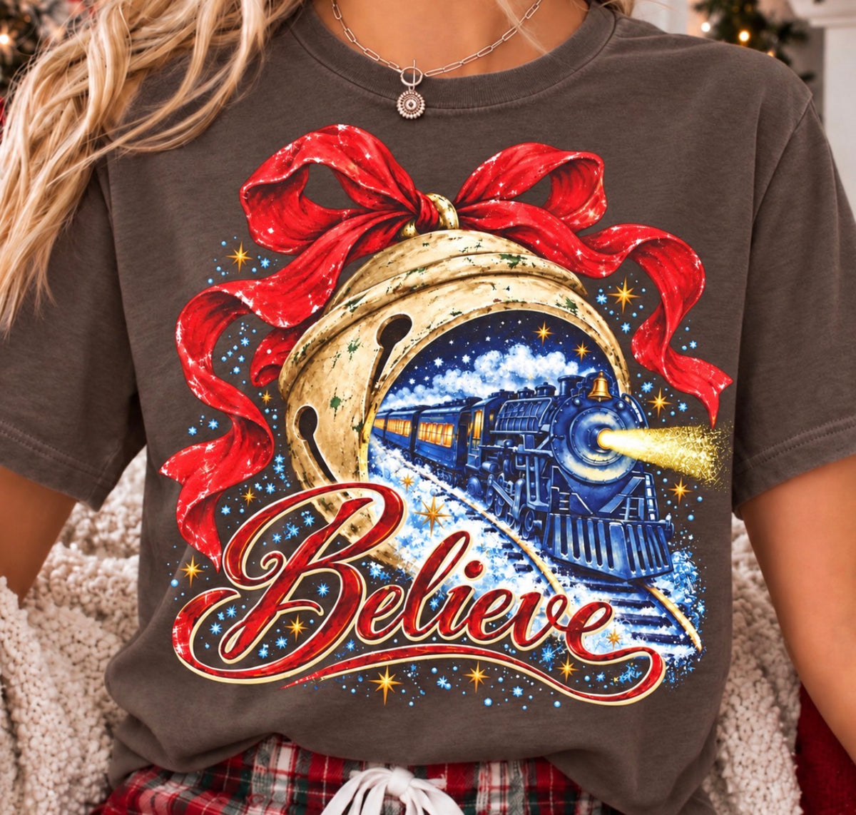 Believe Bell with Train- DTF