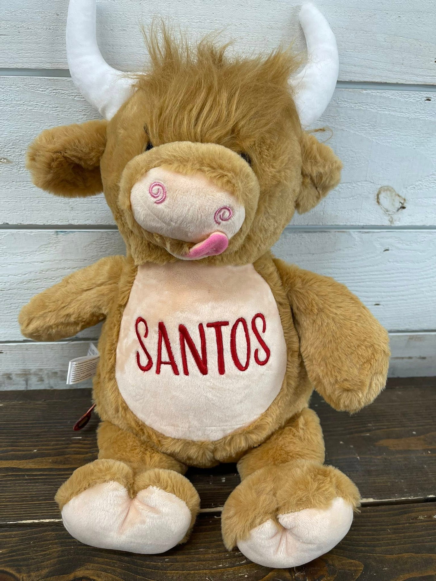 Personalized Stuffed Animals:  Embroidered