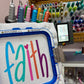 Faith:  Embroidered