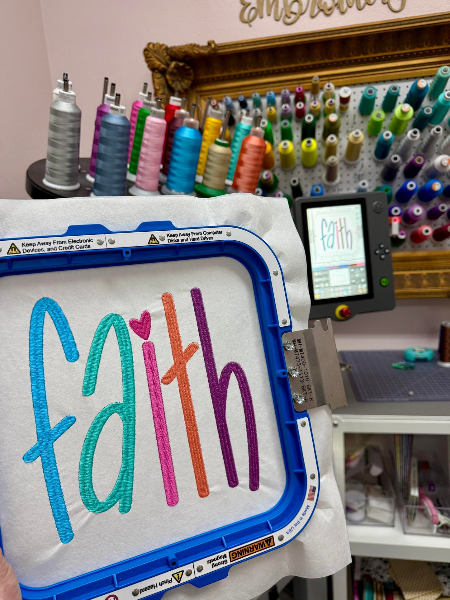 Faith:  Embroidered