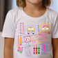 Colorful doodle back to school -DTF&UV