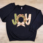 Joy wreath and bow-DTF