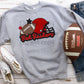 Red raiders football sequin-DTF