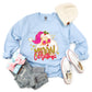 Pink Preppy Santa Christmas -DTF