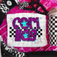 Pink Leopard Neon Mascots (dropdown)-DTF&UV