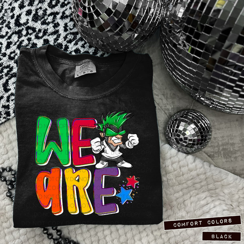 WE ARE MASCOT Heads(dropdown)-DTF