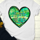 It’s ok not to be ok green heart-DTF