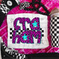 Pink Leopard Neon Mascots (dropdown)-DTF&UV