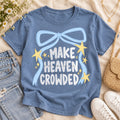 Make Heaven crowded blue bow- DTF