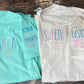 Comfort Colors: Custom Bow Tee : Embroidered