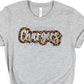 Chargers silver leopard-DTF