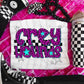 Pink Leopard Neon Mascots (dropdown)-DTF&UV