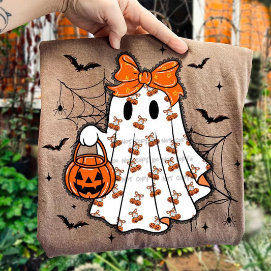 Lacey Halloween Ghost -DTF&UV