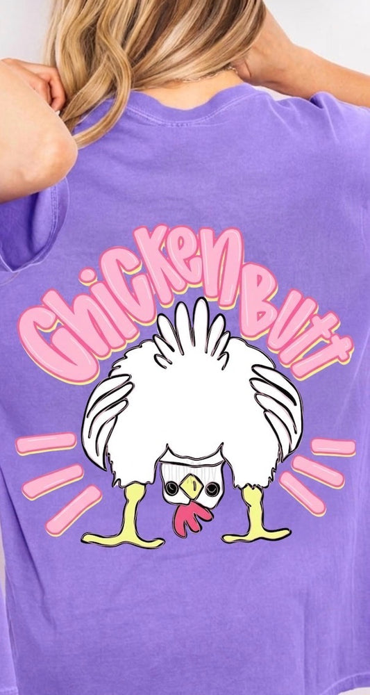 Guess What Chicken Butt (BACK)-DTF&UV