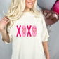 XOXO Pink With Hearts DTF