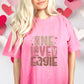 One Loved Eagle Pink Distressed DTF