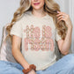 He is Risen floral and diamond pattern - DTF