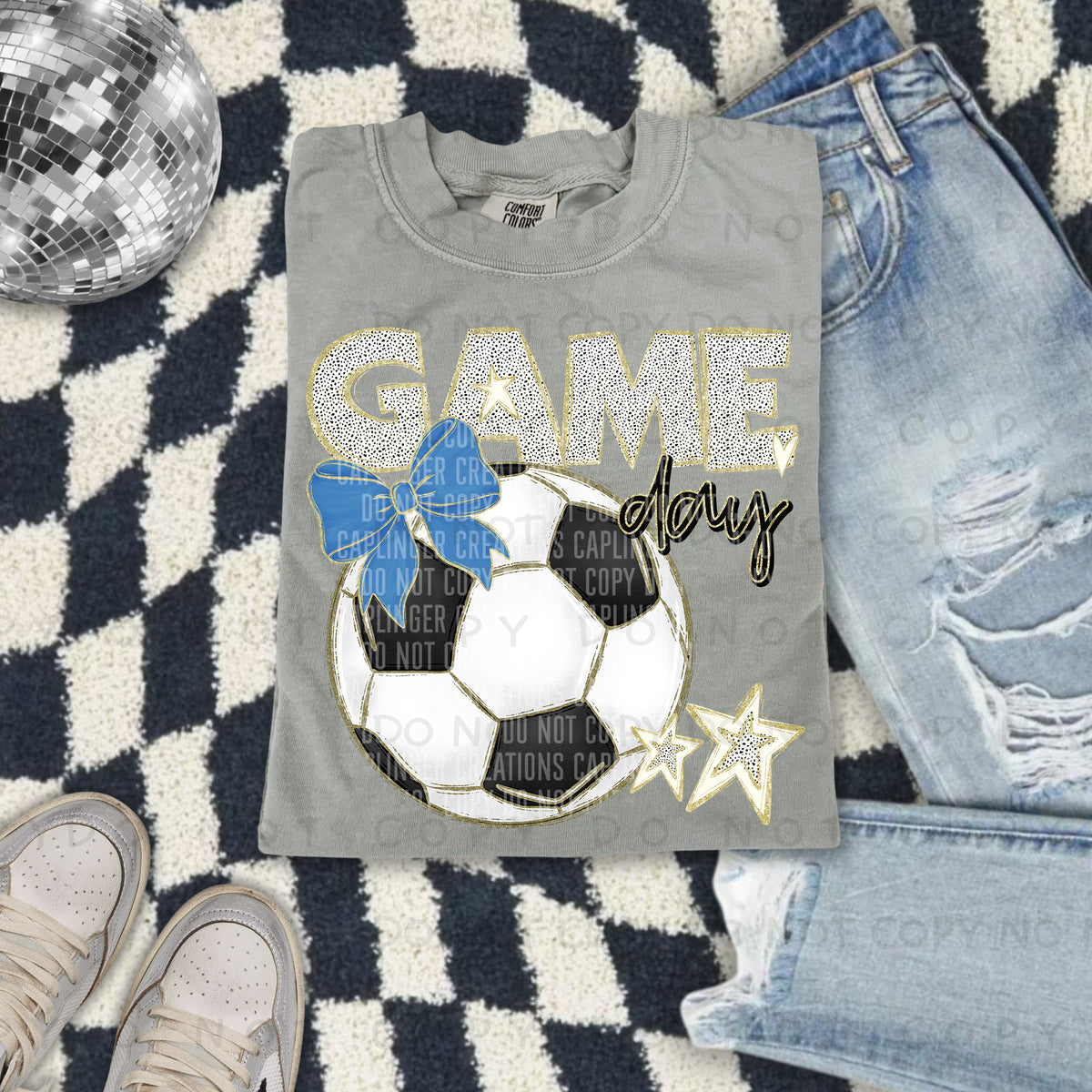 Game day Soccer(all colors in dropdown)-DTF