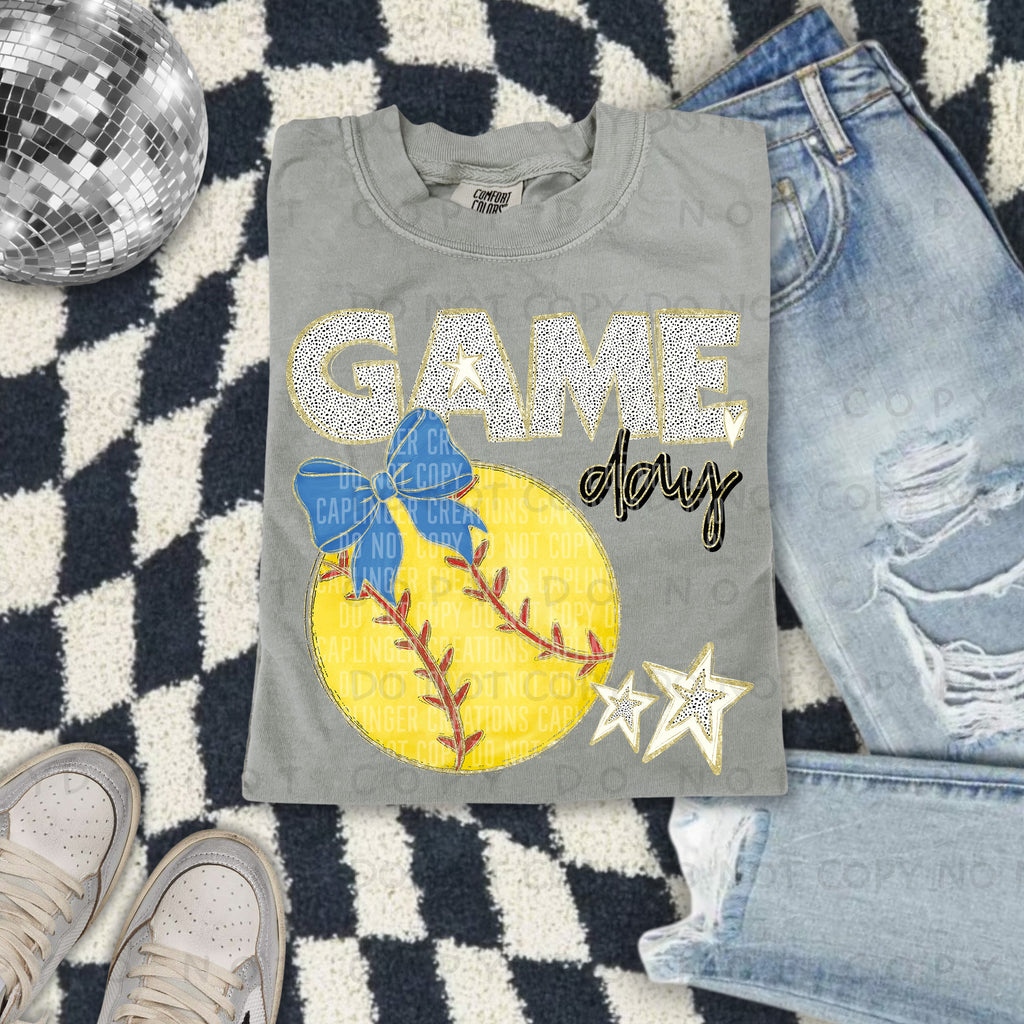 Game day Softball(all colors in dropdown)-DTF