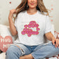 Be Mine Hearts Faux Chenille  DTF