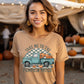 Take me to the Pumpkin Patch Teal Truck with Pumpkins-DTF