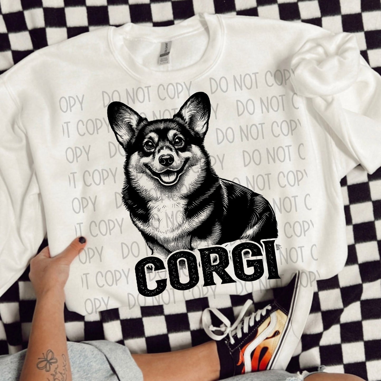 Corgi Portrait - DTF