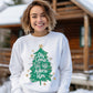 Oh come let us adore him sparkle tree-DTF
