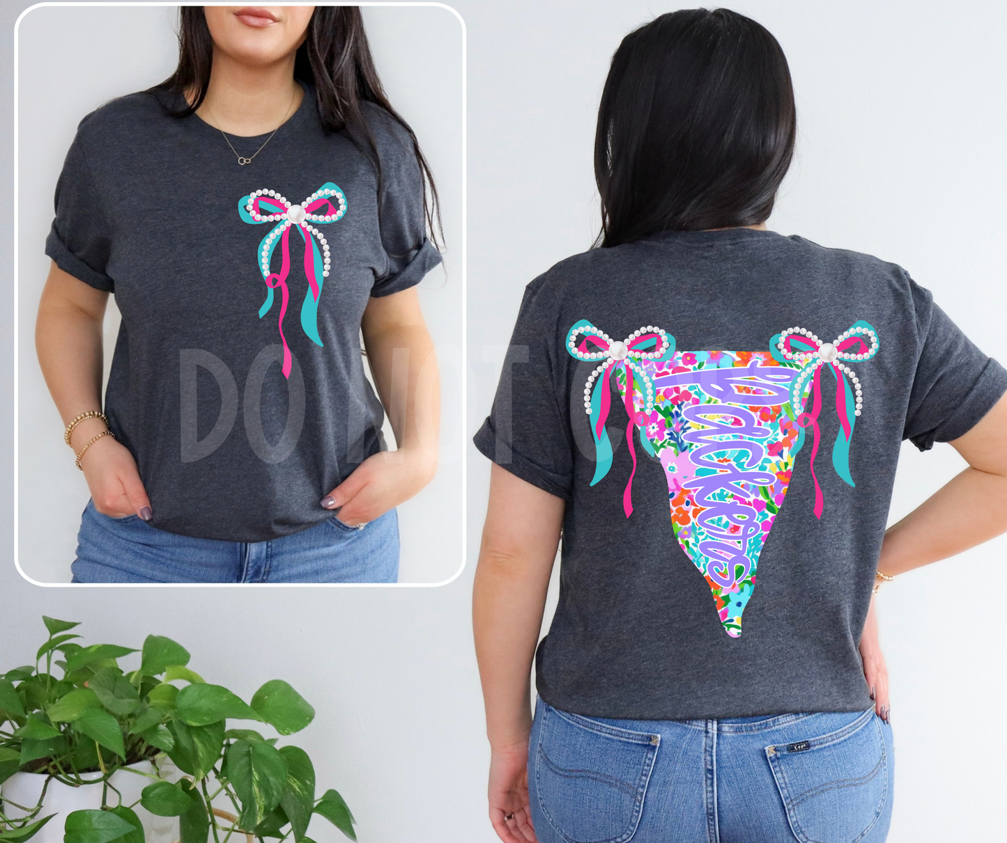 Bright Pennant Mascot (FRONT- Dropdown)-DTF&UV