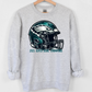 Champions Teal Helmet -DTF