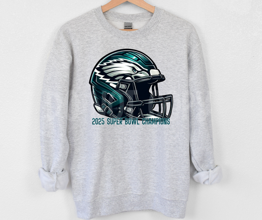 Champions Teal Helmet -DTF