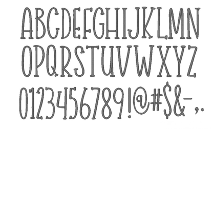 Personalized Monogram Two-Line: Embroidered