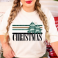 Christmas Tree Retro Stripe-DTF