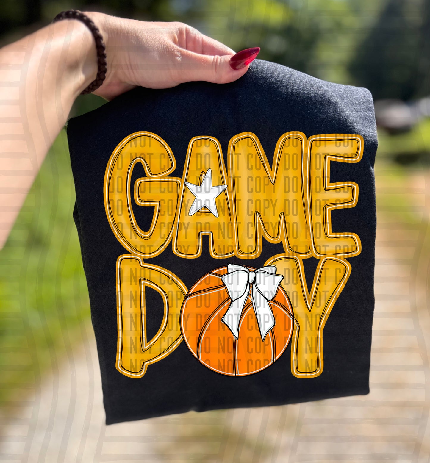 Game day Basketball (DROPDOWN Colors)-DTF&UV