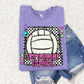 Bright preppy volleyball- (DROPDOWN MASCOT)-DTF&UV