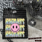 Pink Smiley Triple Stack (Dropdown)- DTF&UV