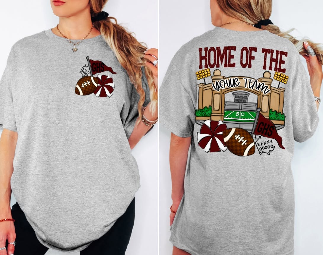 HOME OF THE STADIUMS (Color dropdown)- DTF&UV