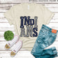 Indians Navy and Gray - DTF