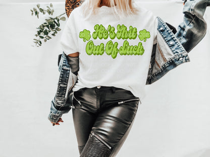He’s Shit Out Of Luck Green - DTF