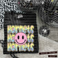 Pink Smiley Triple Stack (Dropdown)- DTF&UV