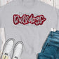 Bulldogs sequin maroon silver-DTF