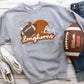 Longhorns football stitched-DTF