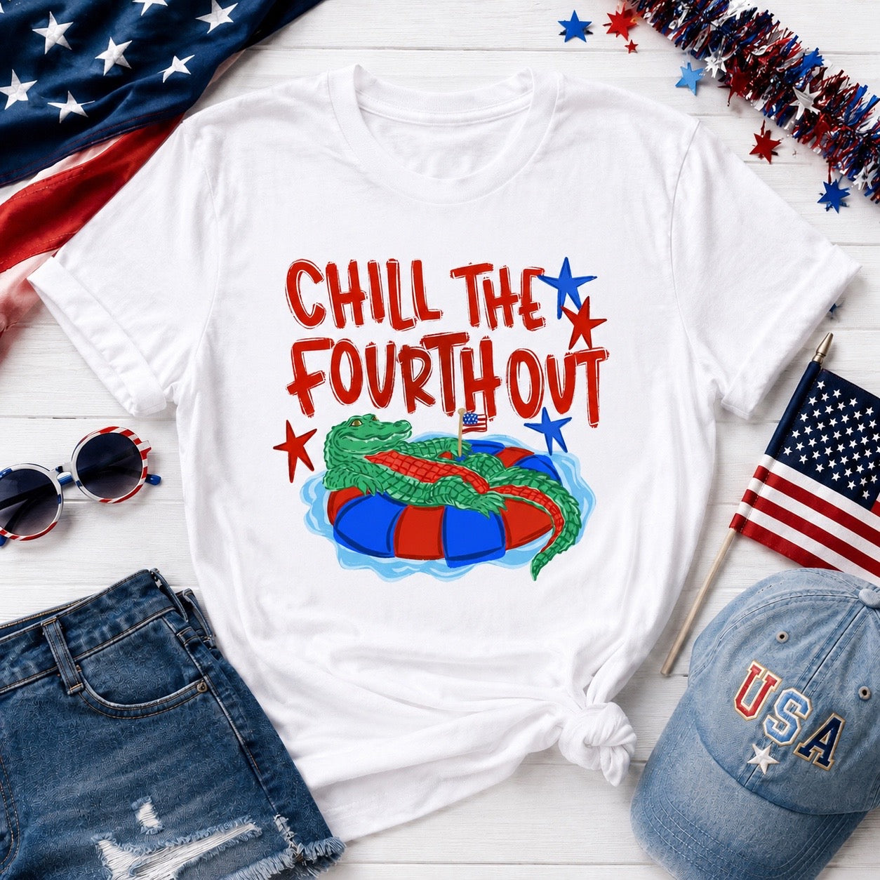 Chill the Fourth out Gator-DTF DEAL