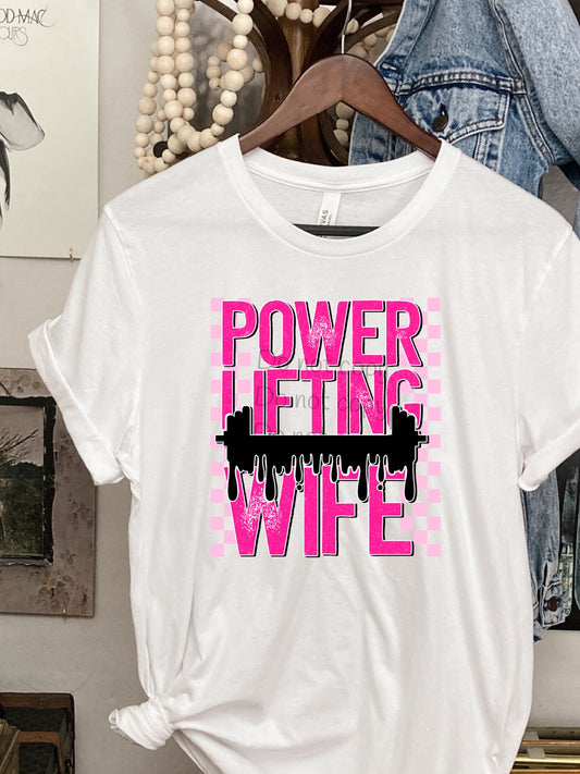 Power lifting wife-DTF