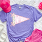 Preppy Floral Mascot Pennant(Dropdown)-DTF&UV