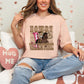 Howdy Valentine Checkered Pink Cactus - DTF