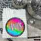 Rainbow Splatter Rounds(Dropdown)- DTF&UV