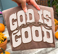 God is good polka dot DTF